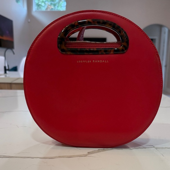 Loeffler Randall Handbags - Loeffler Randall Red Mini Bag with Structured Design